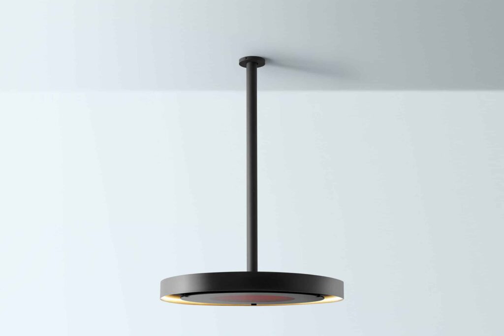 Bromic Eclipse Smart-Heat Electric Pendant 48 Inch Straight Pole